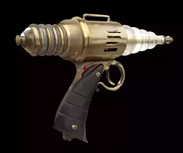 lazer gun Low-poly 3D model