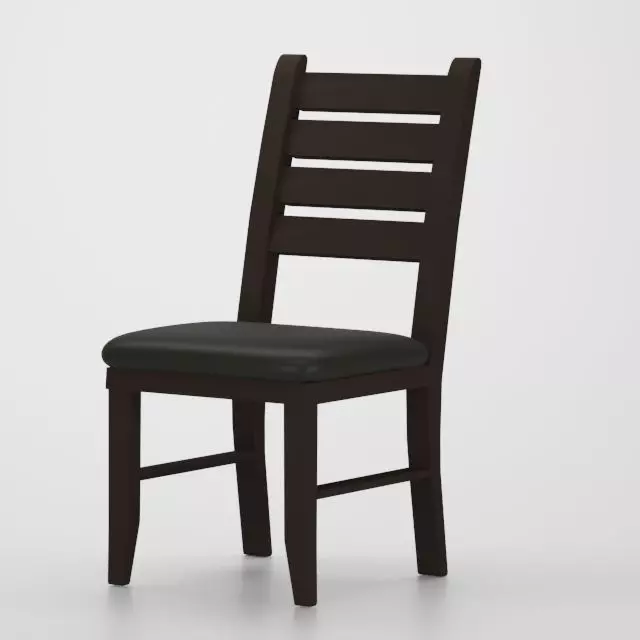 Modern Chair Low-poly 3D model_0