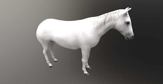 horse lowpoly 3D model