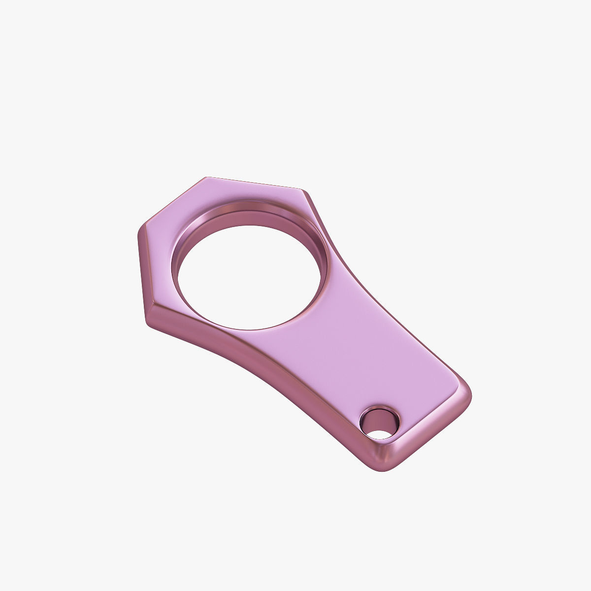 Finger brass knuckles 3D print model_1