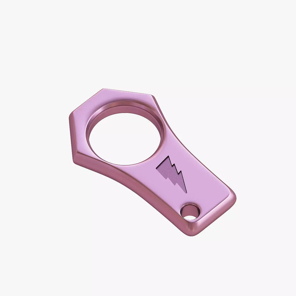 Finger brass knuckles 3D print model_0