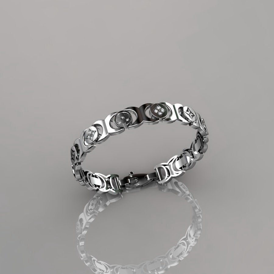 Bracelet 05 3D print model_2