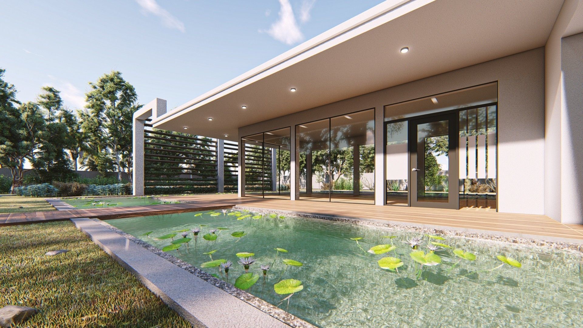 modern house 01 3D model_1