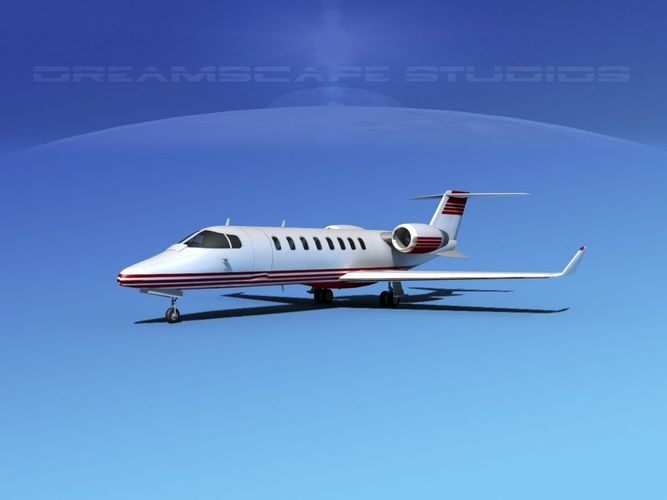 LearJet 45 V02 3D model