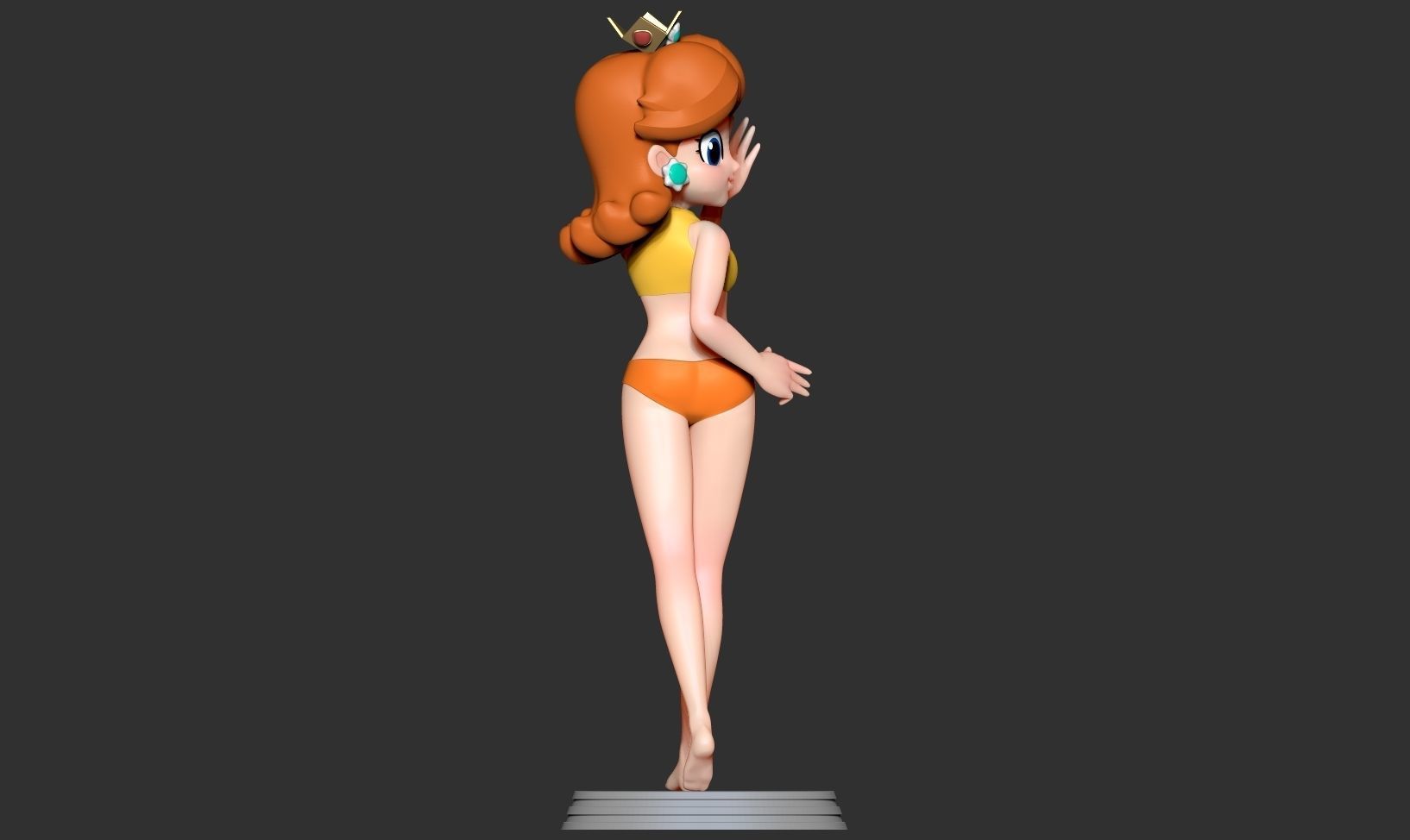 Princess Daisy 3D print model_15