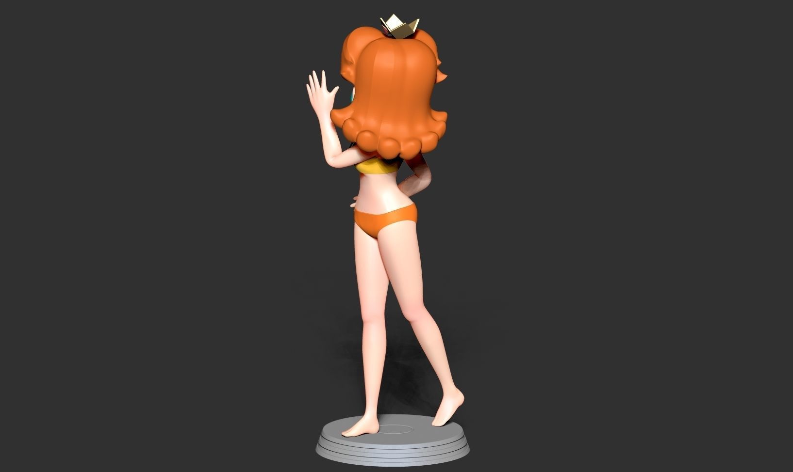 Princess Daisy 3D print model_8