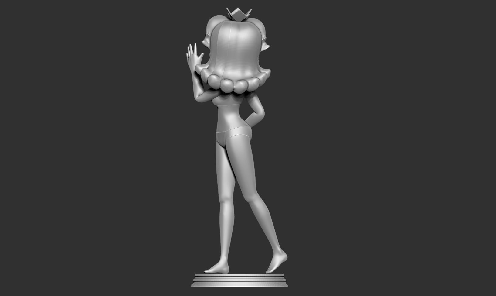 Princess Daisy 3D print model_10