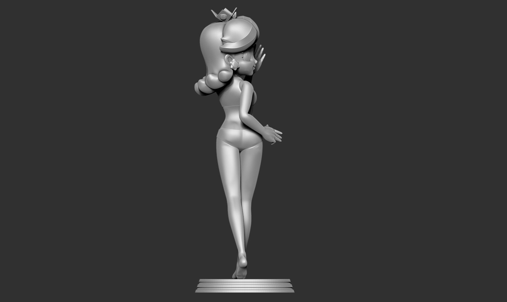 Princess Daisy 3D print model_4
