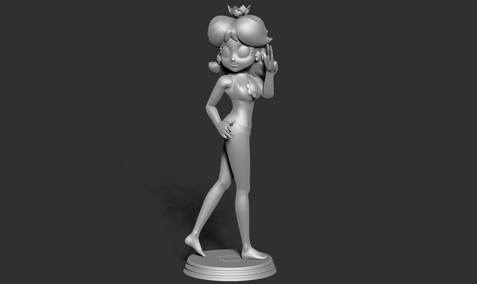 Princess Daisy 3D print model_19