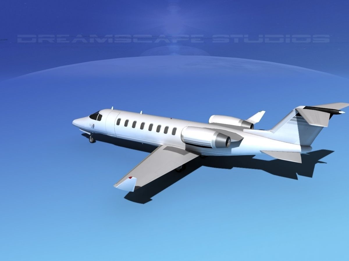 LearJet 45 V04 3D model_8