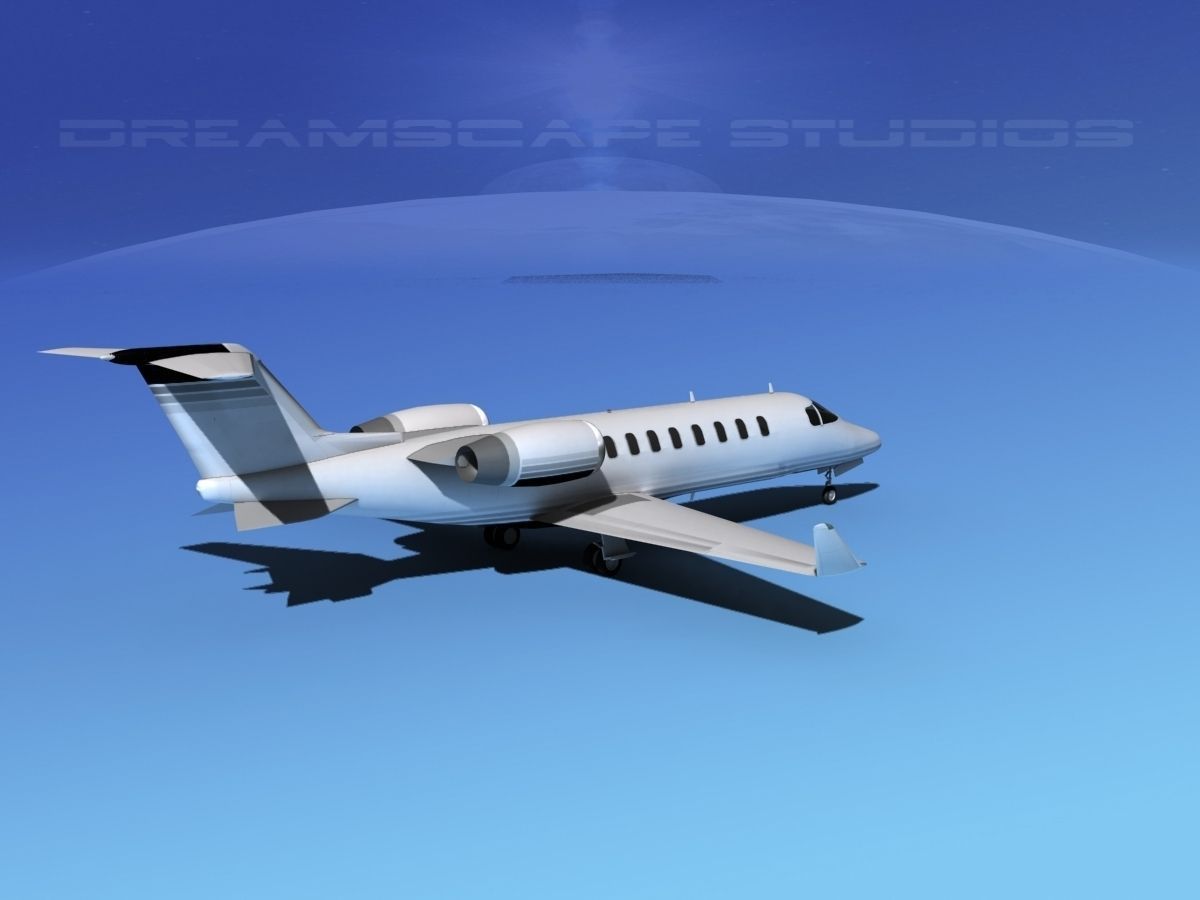 LearJet 45 V04 3D model_5