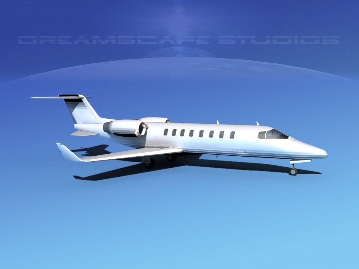 LearJet 45 V04 3D model_3