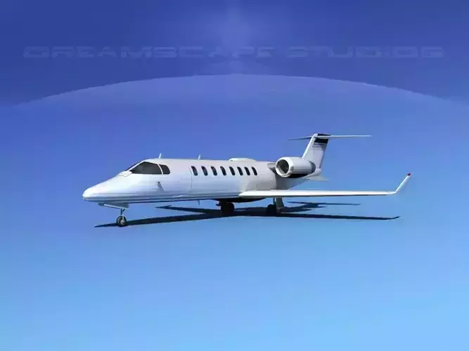 LearJet 45 V04 3D model