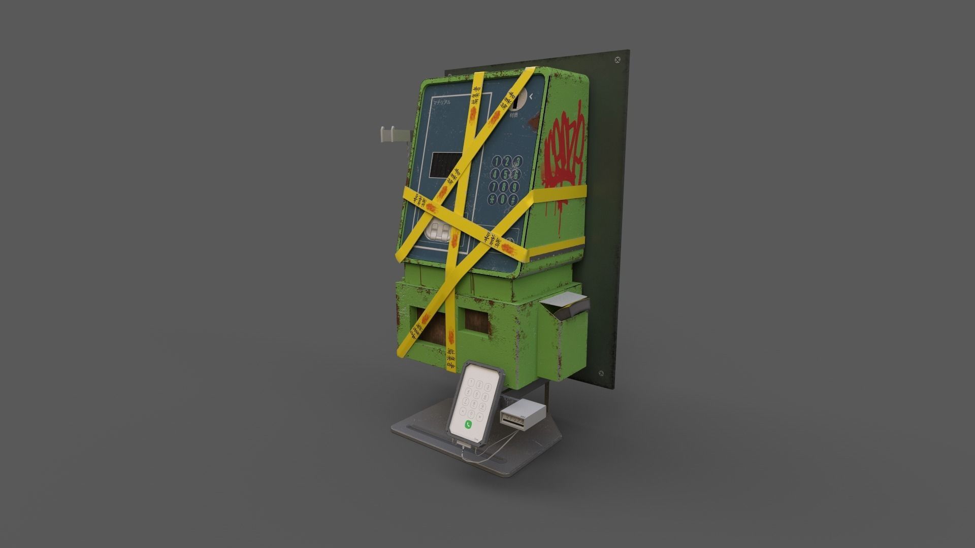 PHONE WARNING 3D model_3