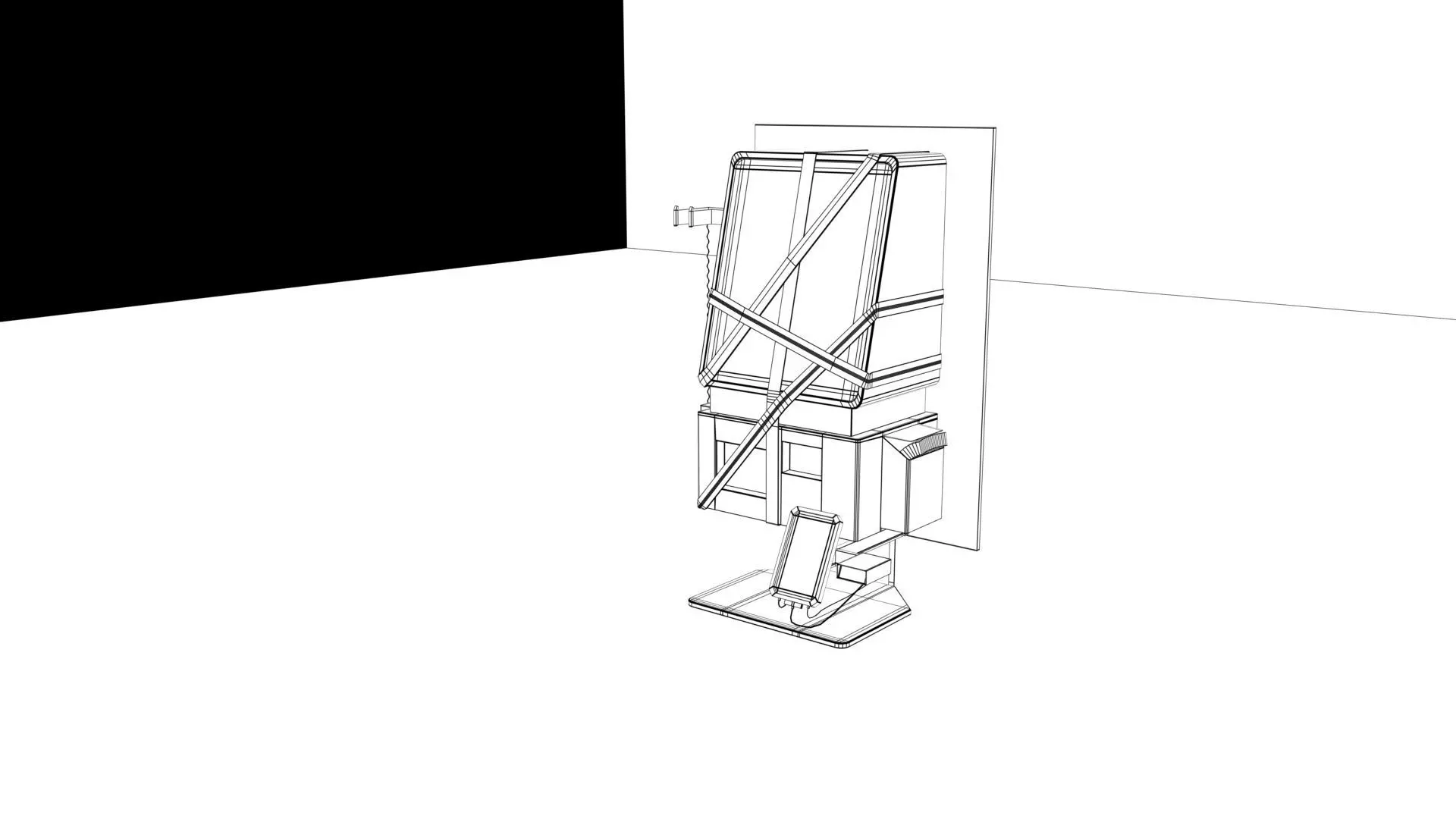 PHONE WARNING 3D model_0