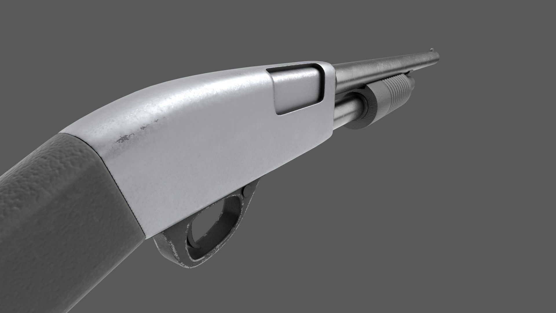 Shotgun Game Ready Low-poly 3D model_5