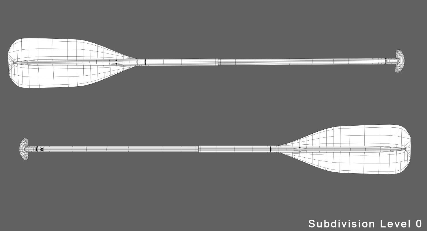 Lake Sunset Low-poly 3D model_12
