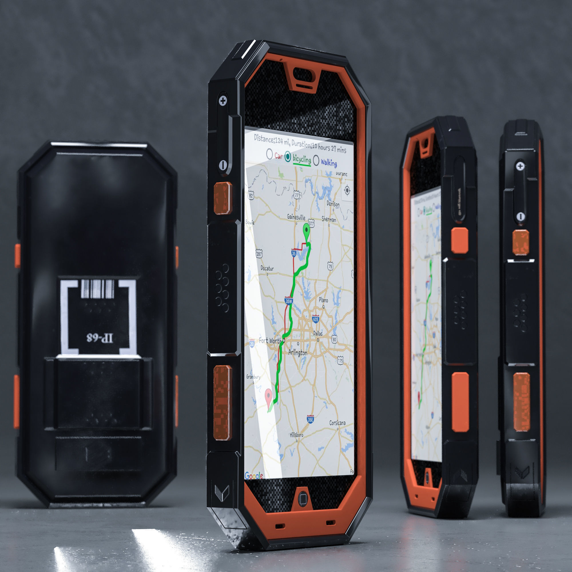 kitbash weapon optics laser camera night phone gps 3D model_6