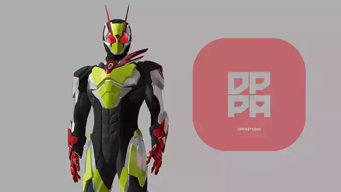Kamen Rider Zero Two Printable 3D print model