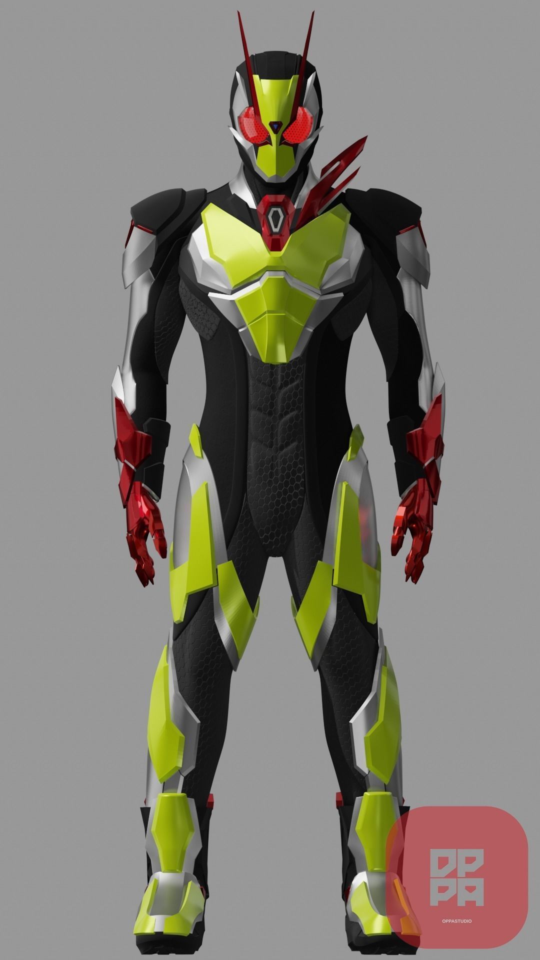 Kamen Rider Zero Two Printable 3D print model_2