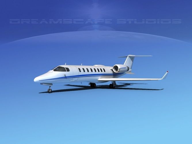 LearJet 45 V07 3D model