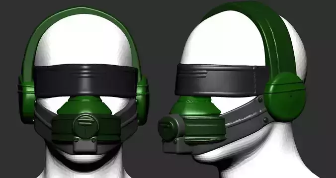 helmet high poly sculpt 3d printable ver 3 3D model