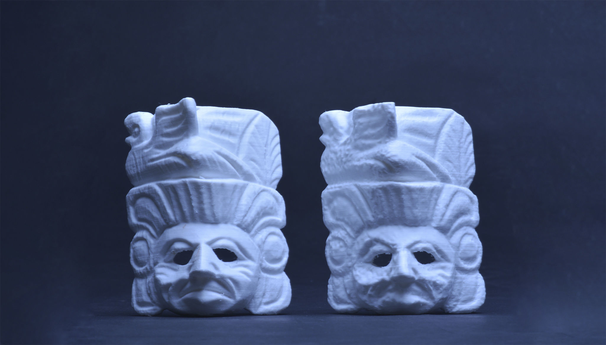 3D Scan Wooden Mayan Mask 3D model_5