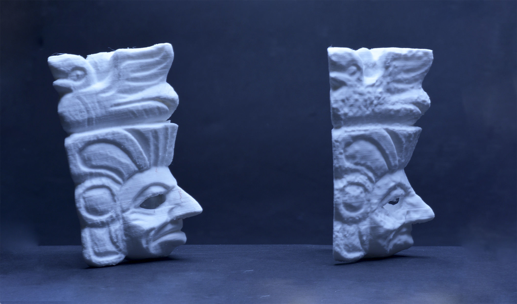3D Scan Wooden Mayan Mask 3D model_6