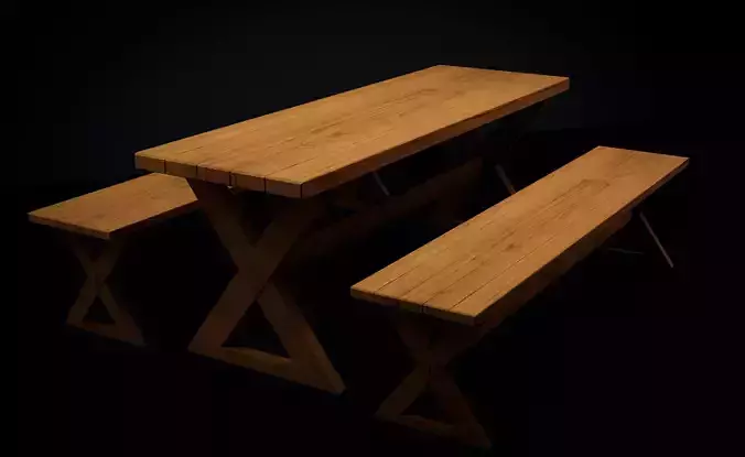 OUTDOOR CHAIR WITH TABLE