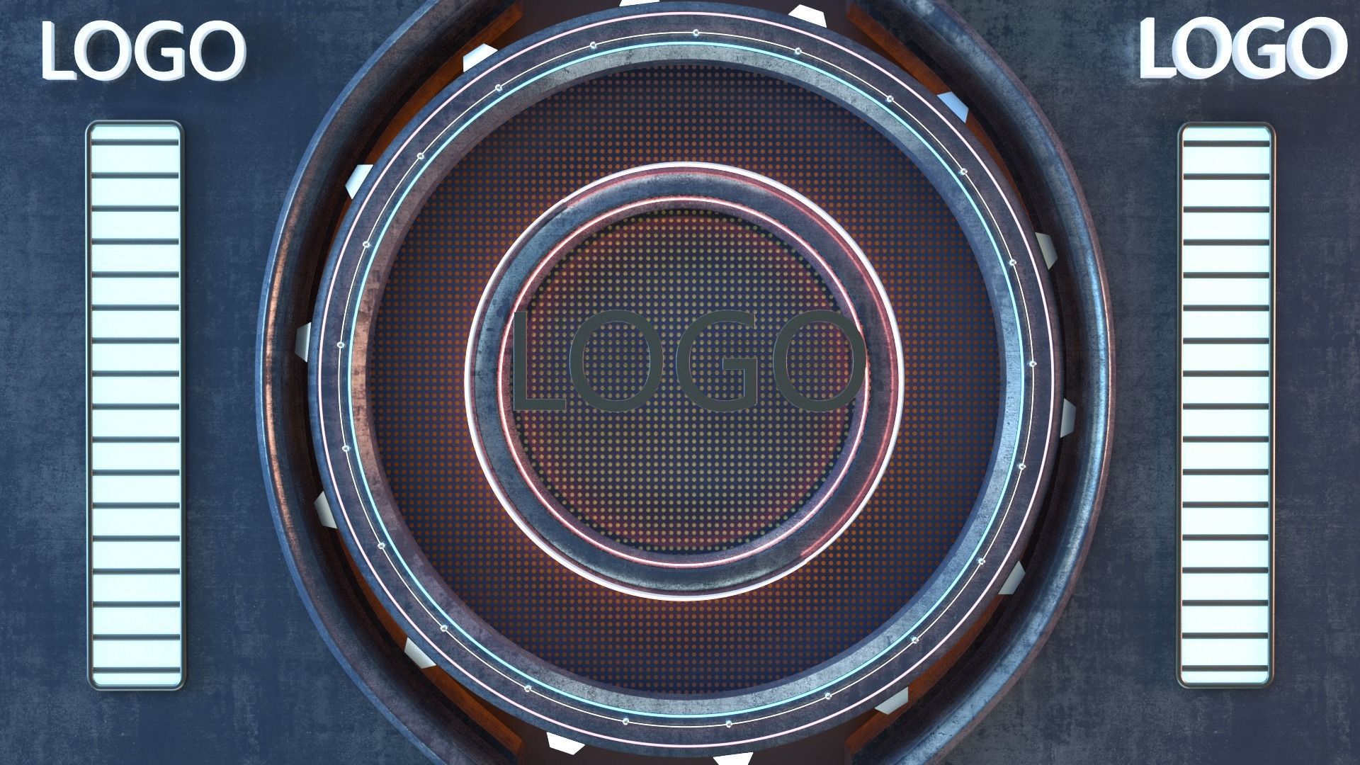 Charging Logo 3D model_2