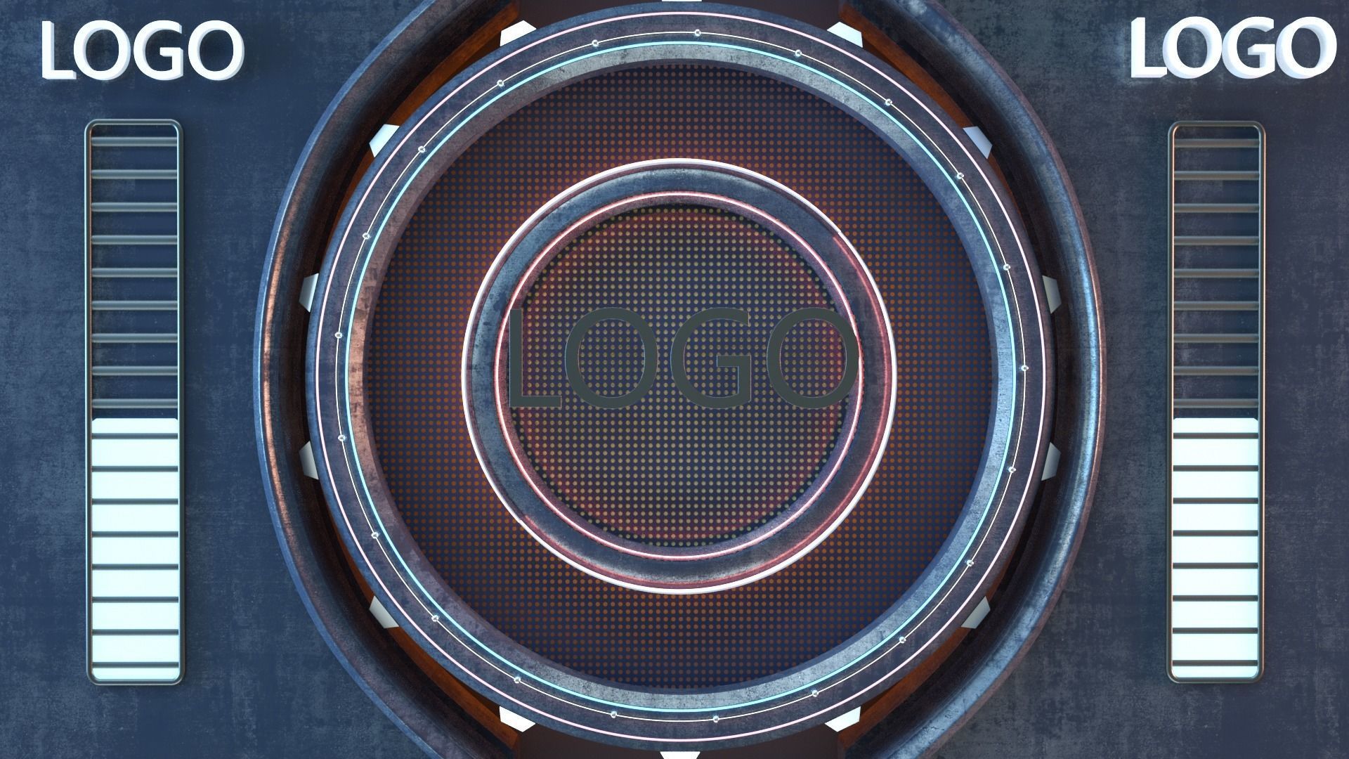 Charging Logo 3D model_1