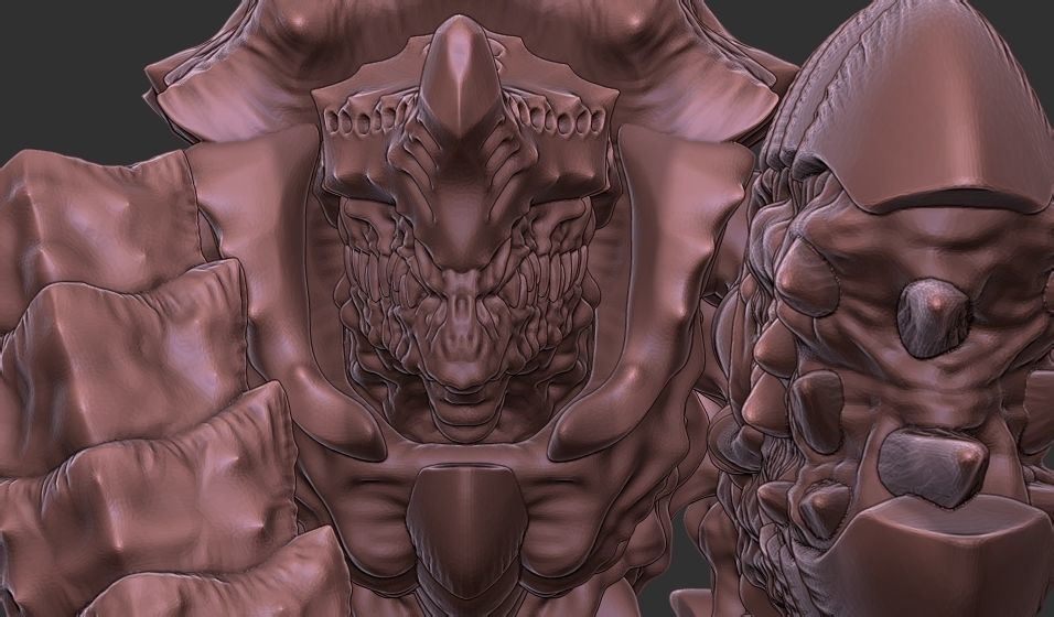 Xenoteras Guard 3D print model_8