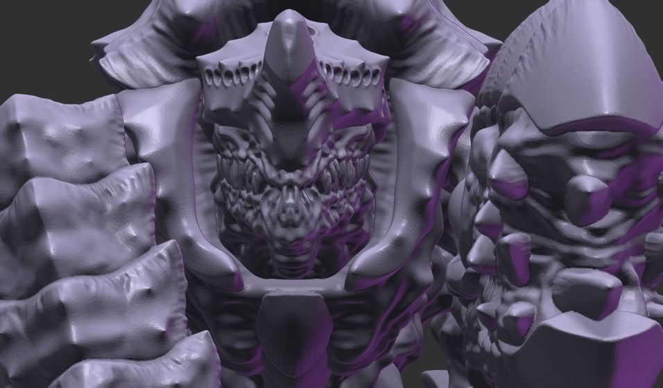 Xenoteras Guard 3D print model_9