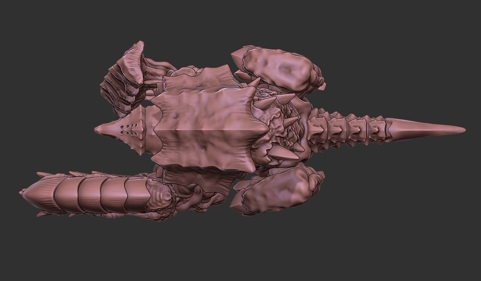 Xenoteras Guard 3D print model_10