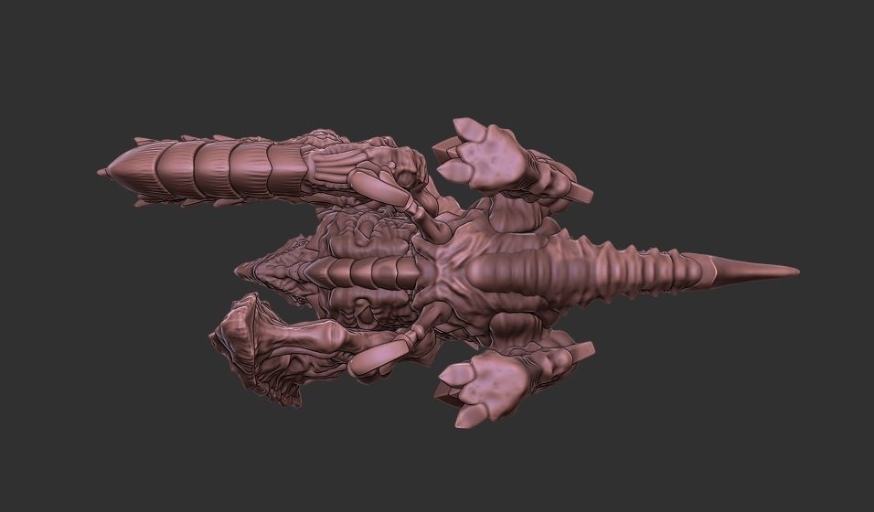 Xenoteras Guard 3D print model_6