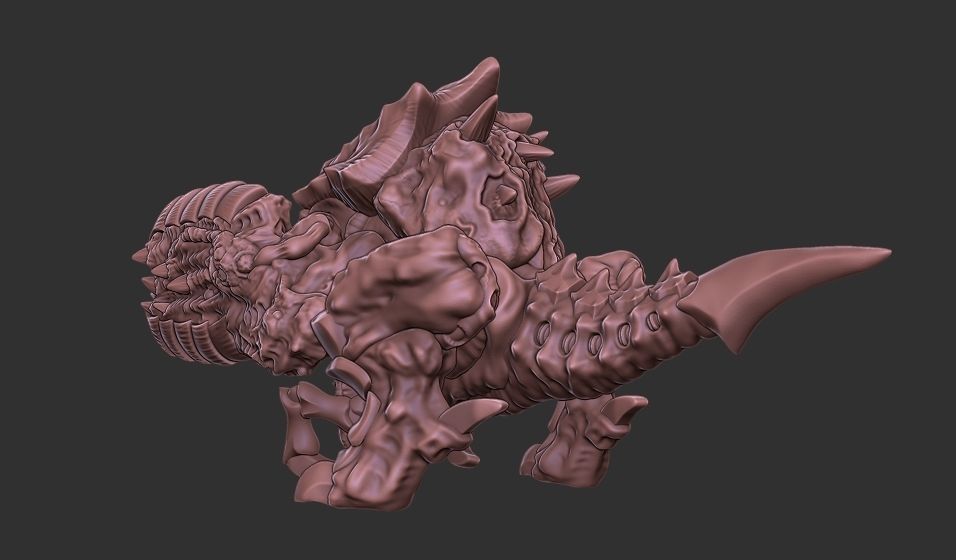 Xenoteras Guard 3D print model_3