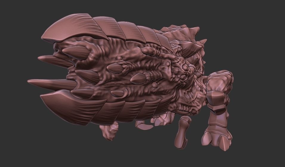 Xenoteras Guard 3D print model_2