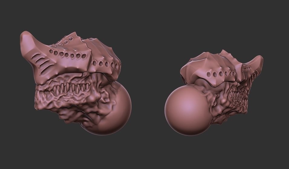 Xenoteras Guard 3D print model_11