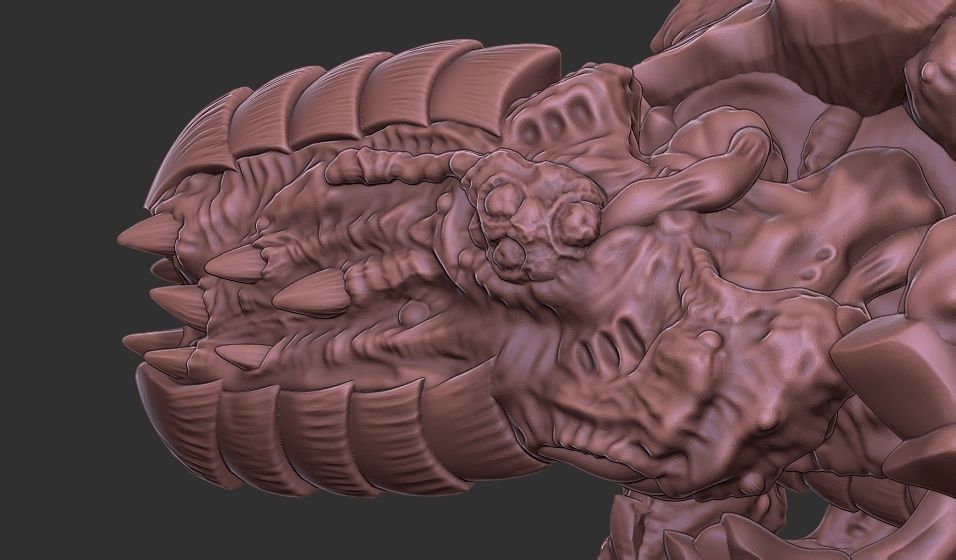 Xenoteras Guard 3D print model_7