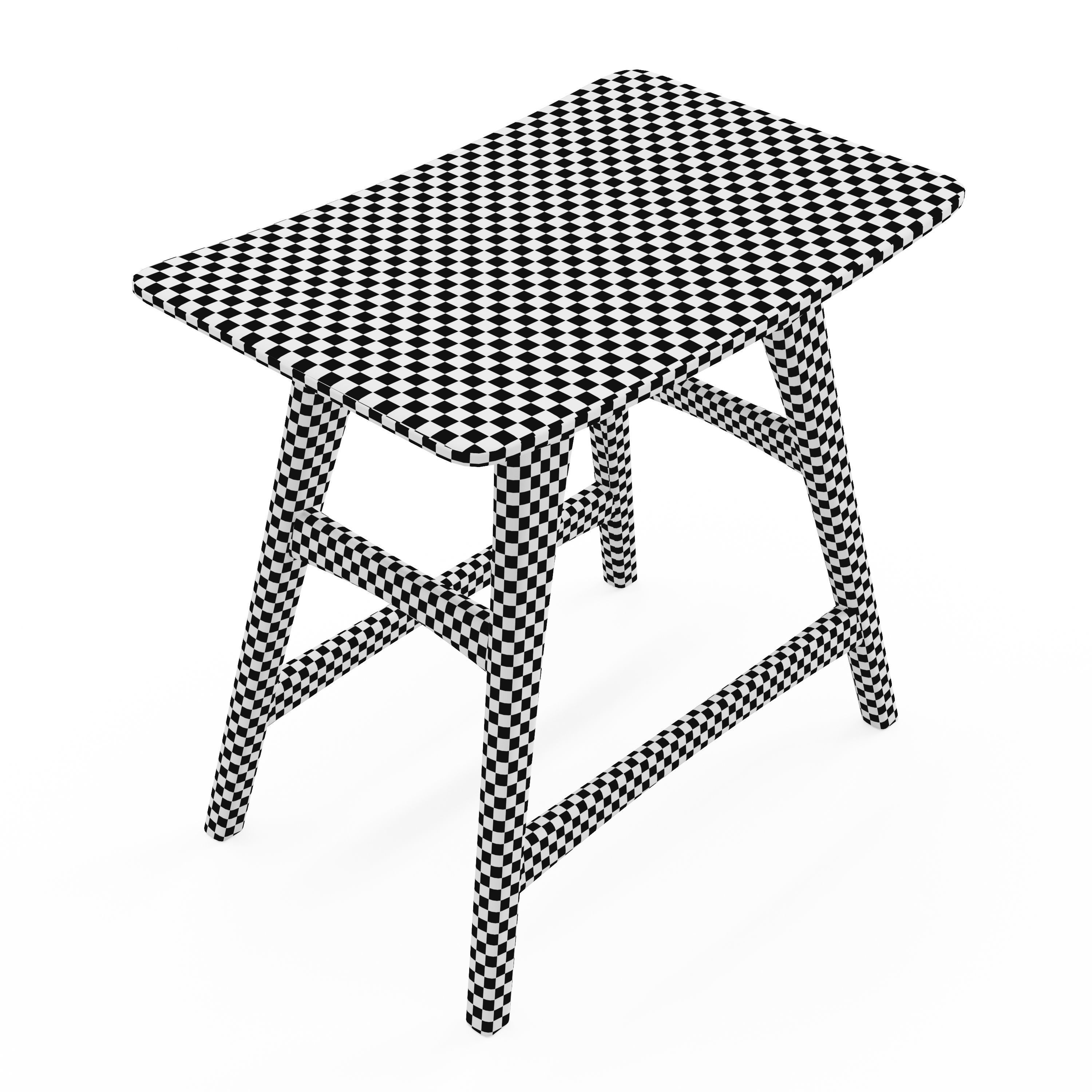 Ethnicraft Osso Low Stool 3D model_4