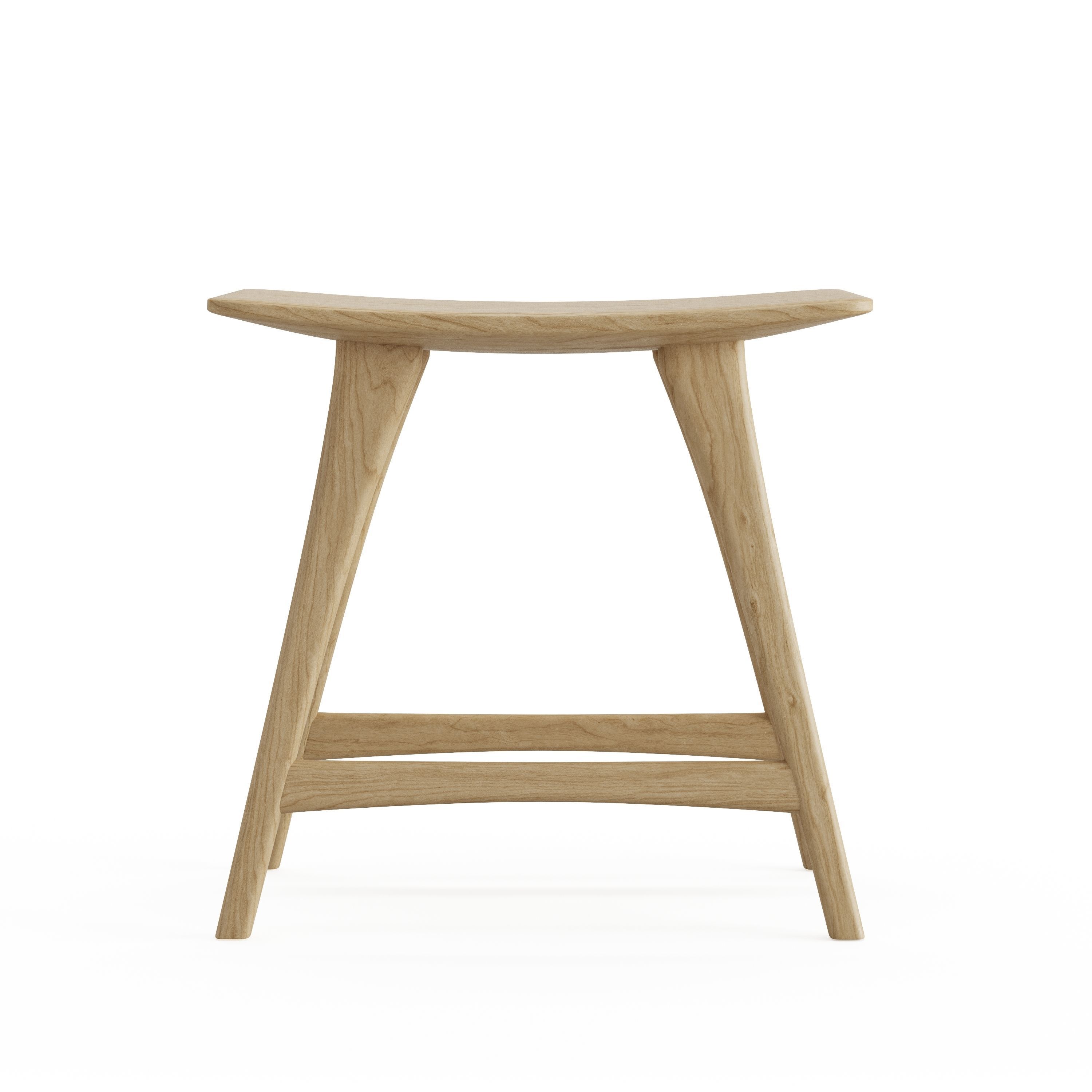 Ethnicraft Osso Low Stool 3D model_1