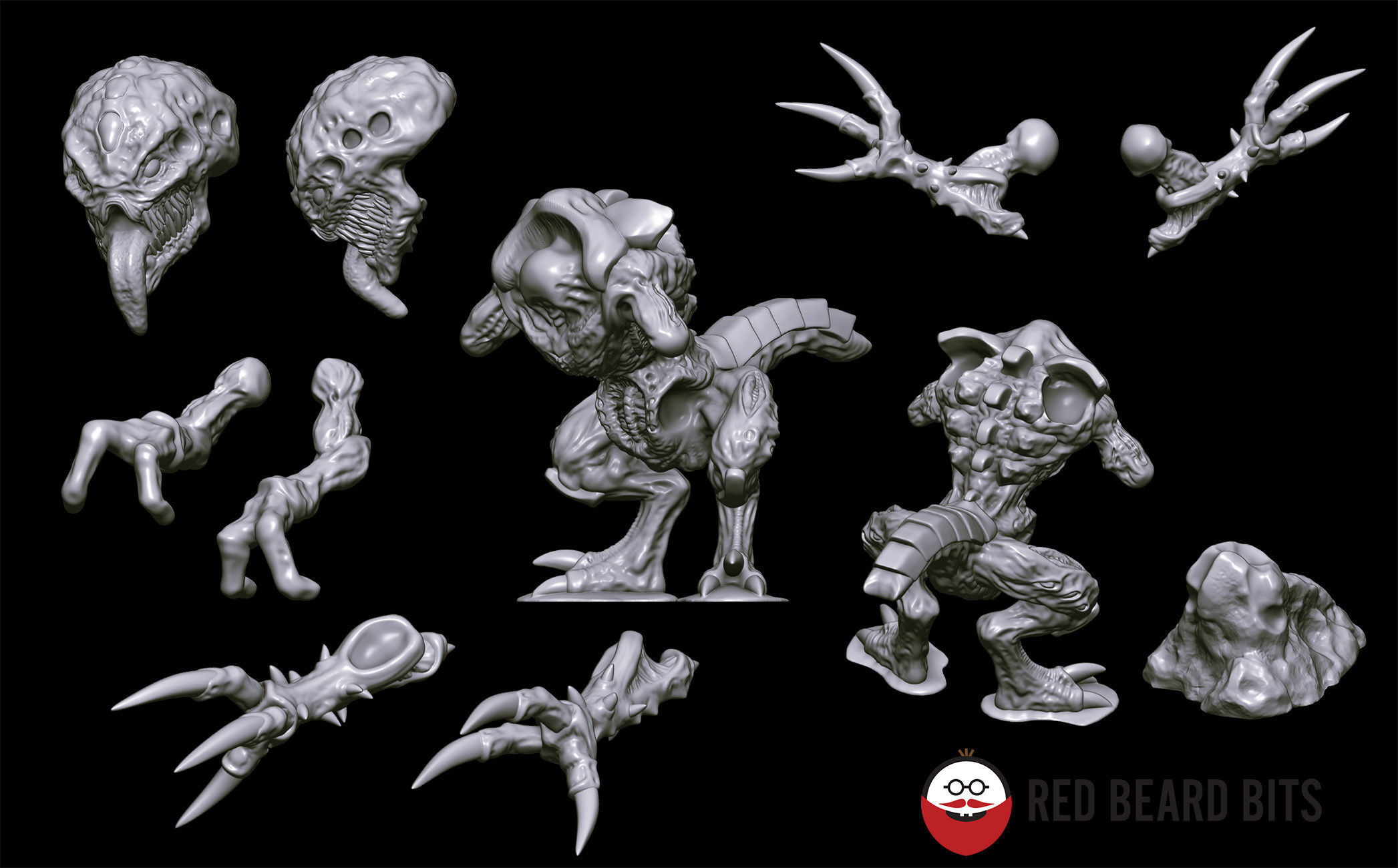 Xenoteras Ripper 3D print model_2