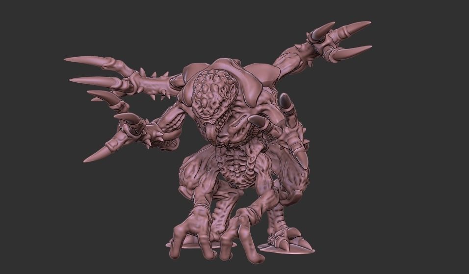 Xenoteras Ripper 3D print model_6