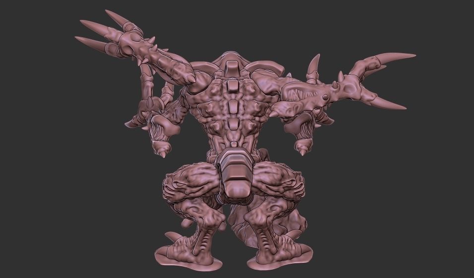 Xenoteras Ripper 3D print model_5