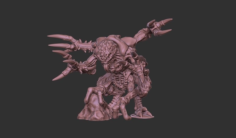 Xenoteras Ripper 3D print model_3