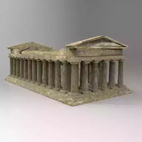 Temple for 3ds obj and fbx