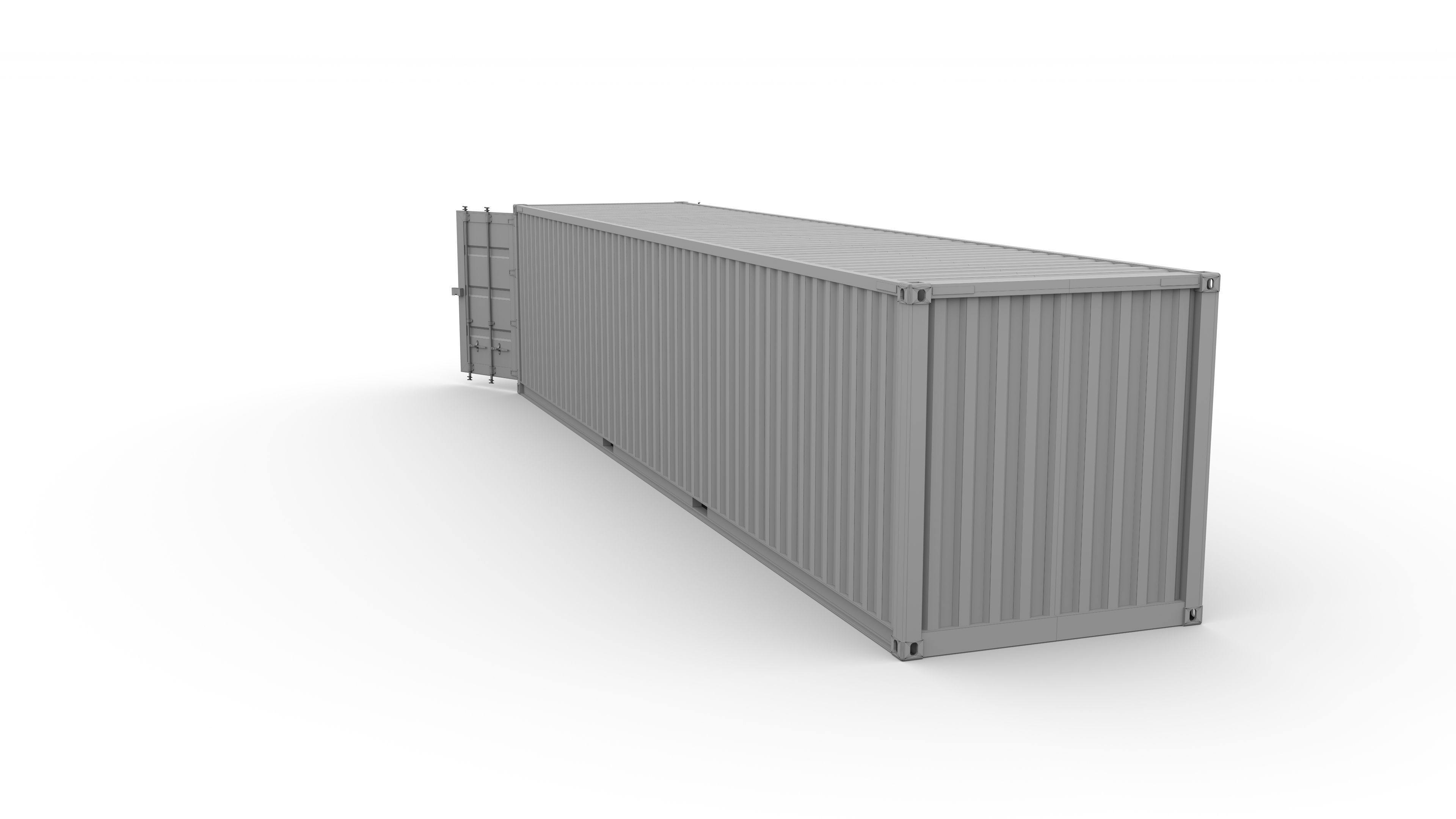 Shipping Container Evergreen 3D model_15