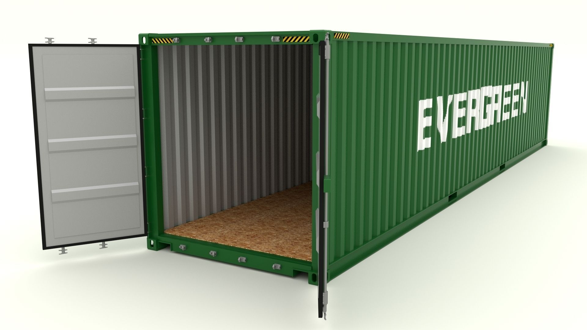 Shipping Container Evergreen 3D model_18