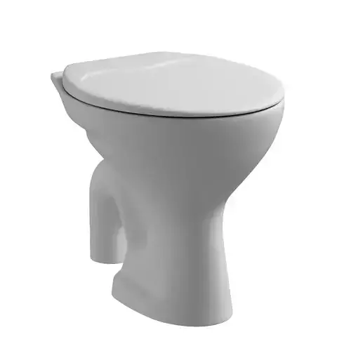Floor  Mount EWC S Trap toilet 3D model 