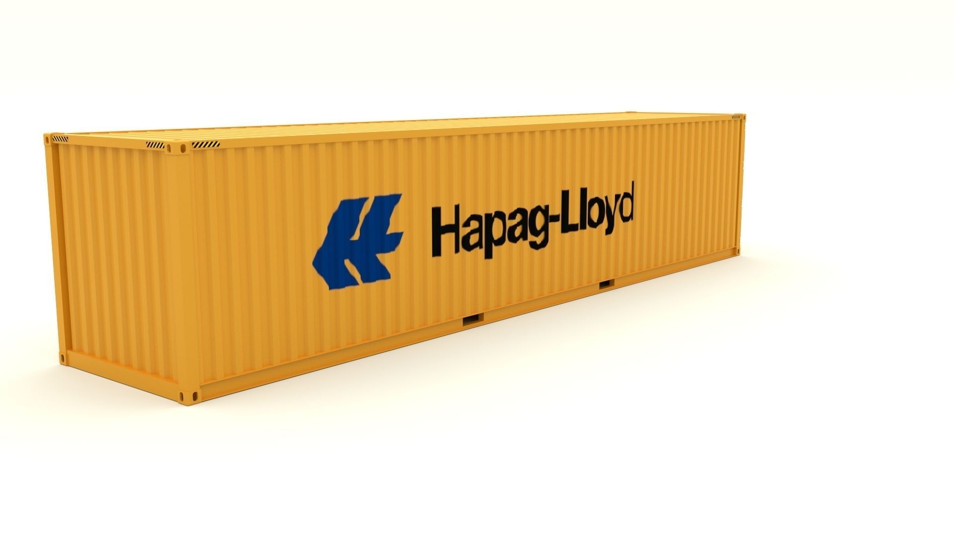 Shipping container Hapag LLoyd 3D model_2